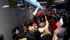 Первый поезд из Москвы прибыл в Симферополь